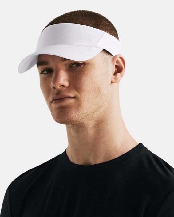 Men's UA Launch Visor in White image number 2